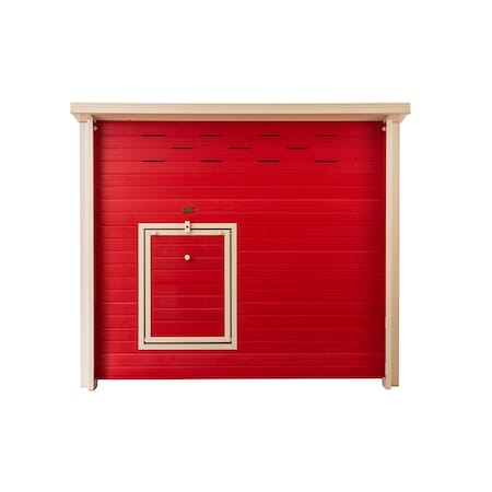 New Age Pet Jumbo Fontana Chicken Barn in Red ECHK503_B-RD